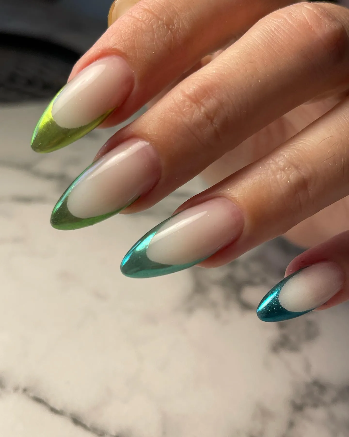 Chrome Nail Design 4 — ImagiNails Zürich