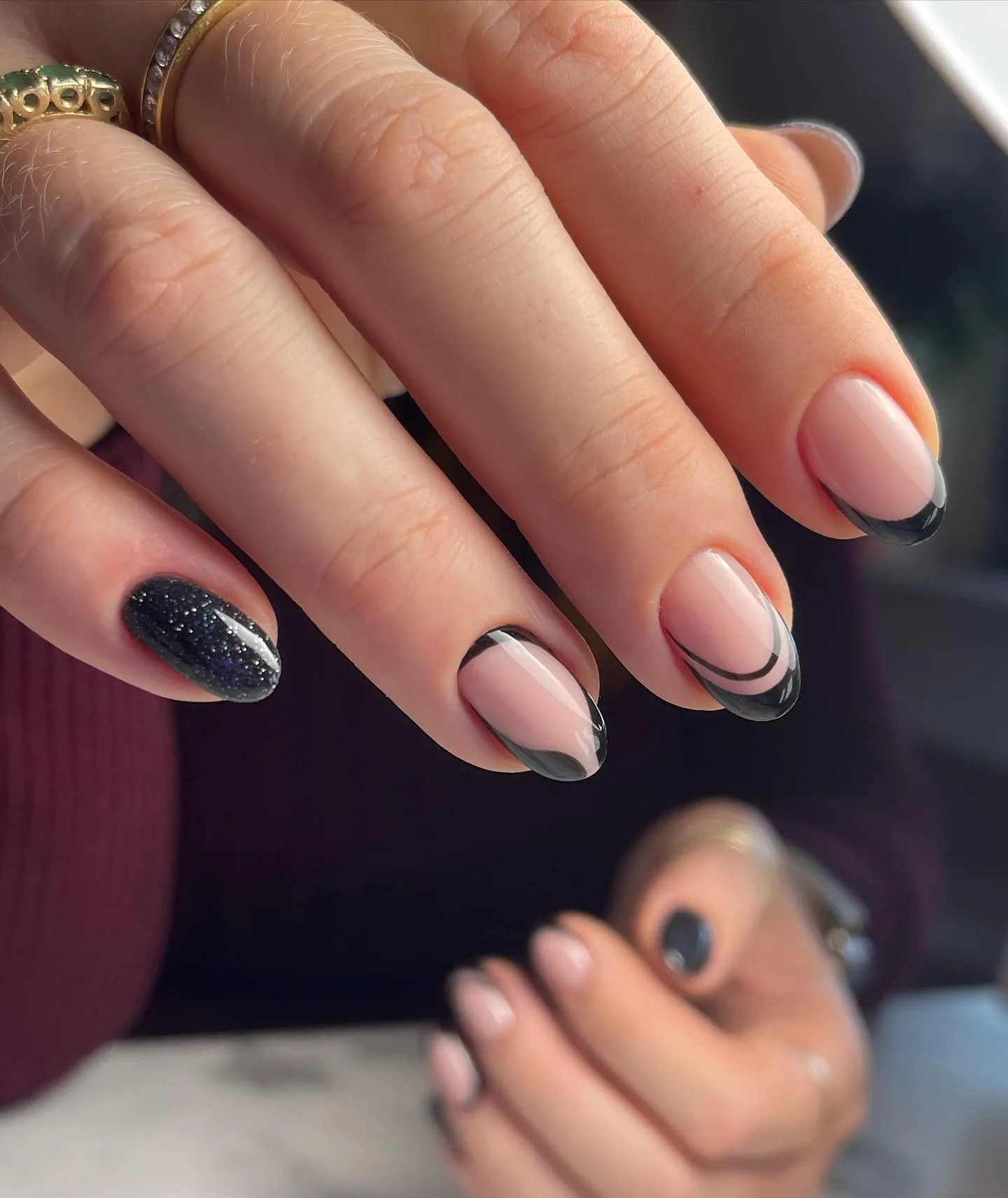 Chrome Nail Design 6 — ImagiNails Zürich