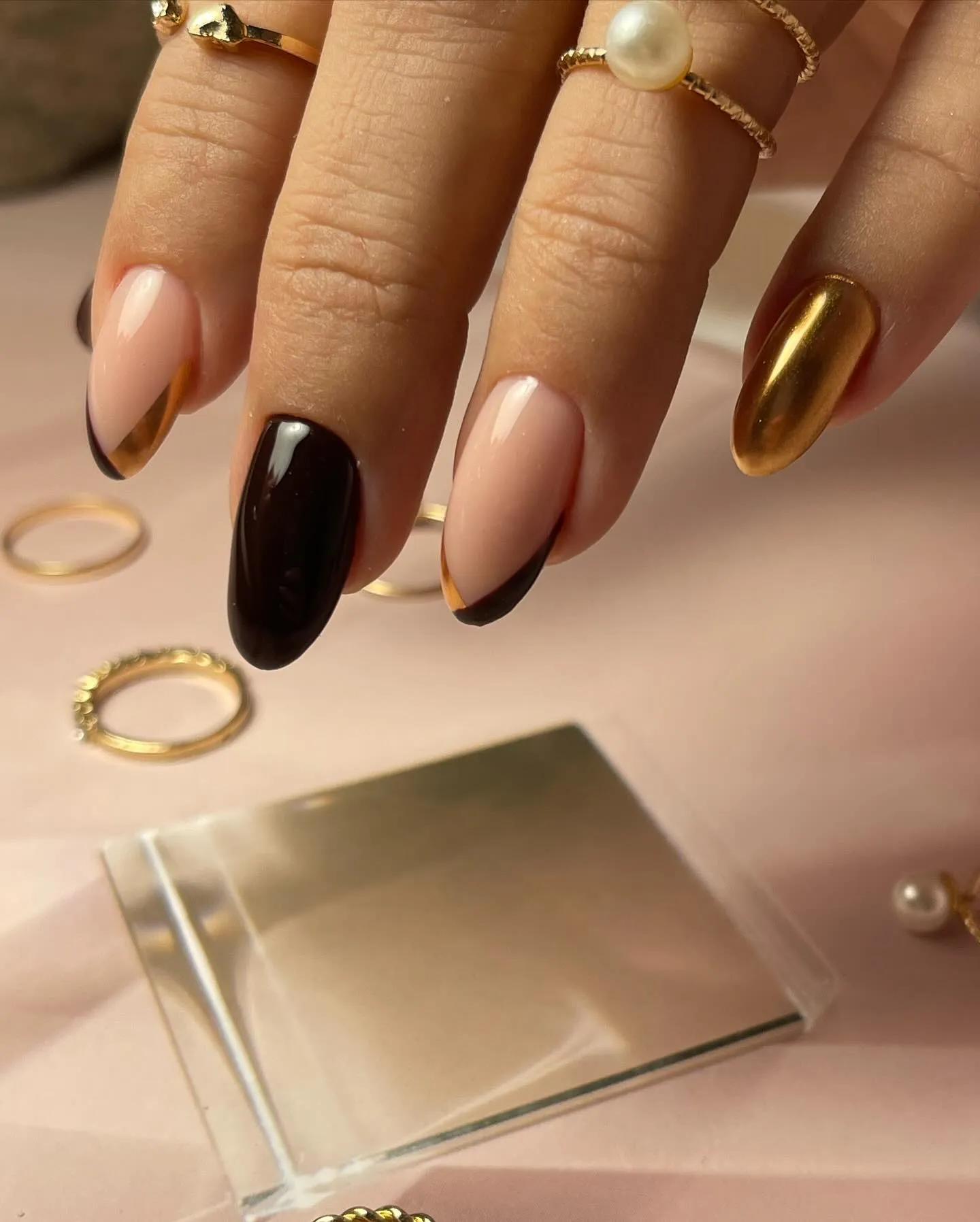 Chrome Nail Design 17 — ImagiNails Zürich
