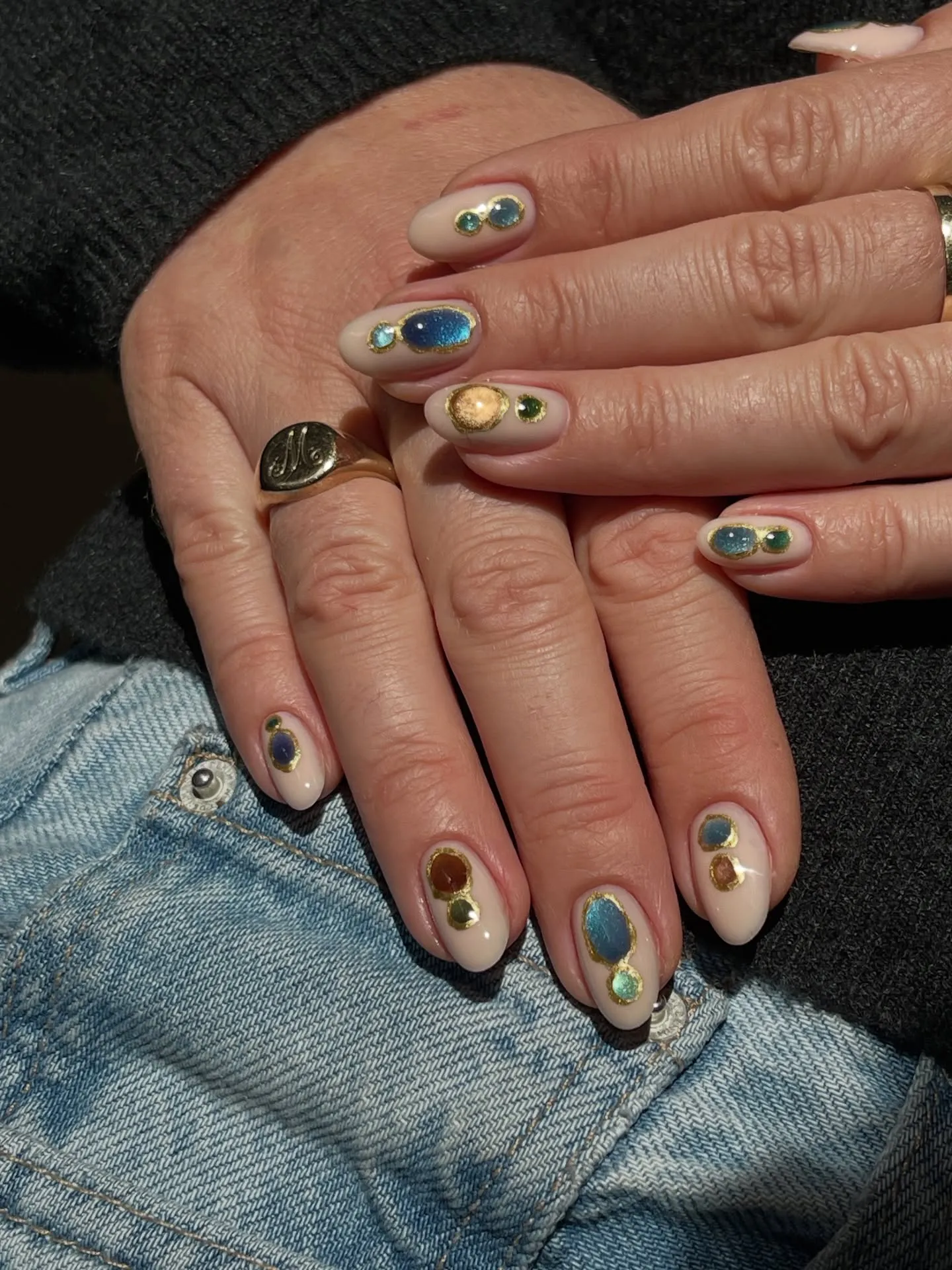 Cat Eye Nail Design 18 — ImagiNails Zürich