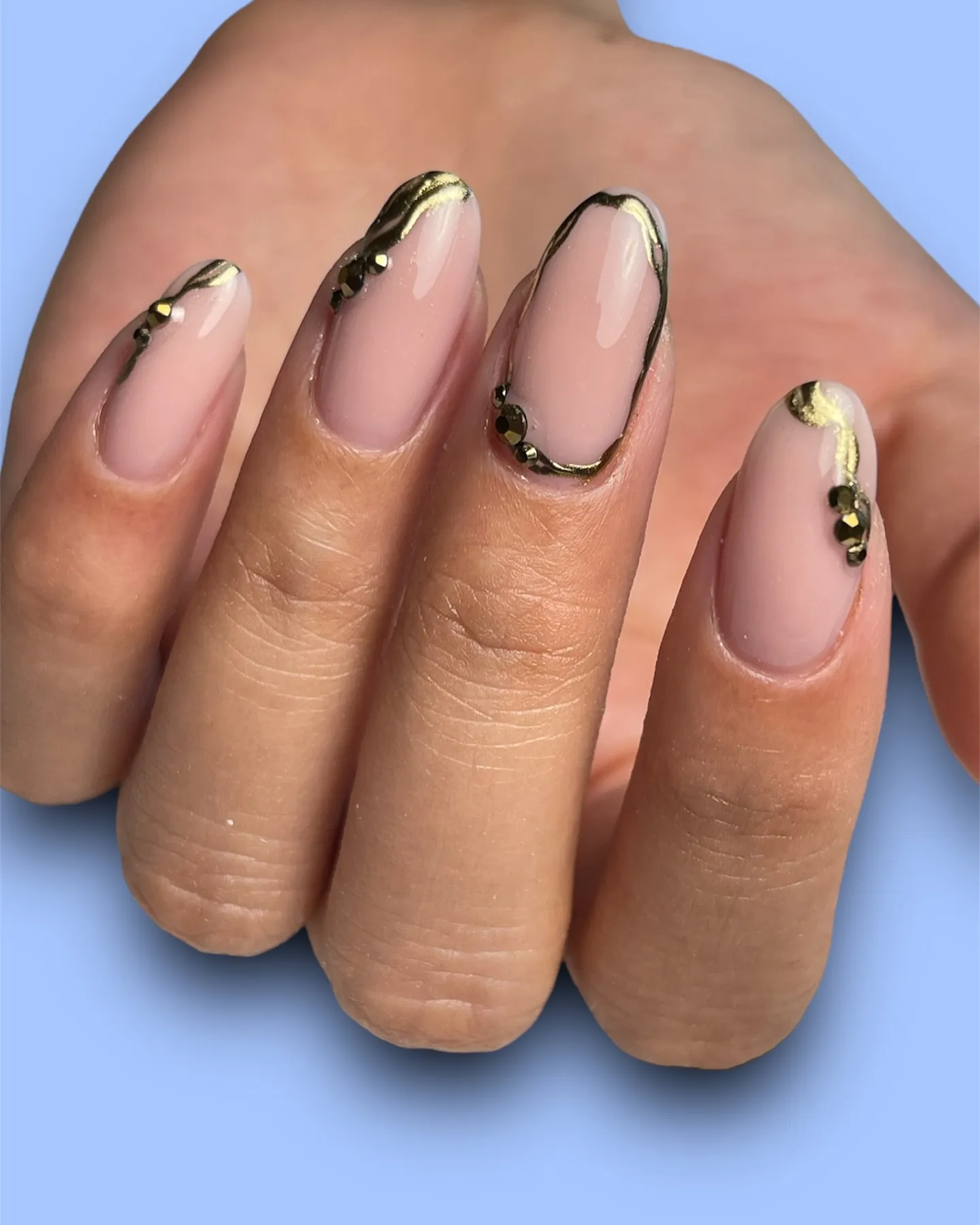 Glitter Nail Design 5 — ImagiNails Zürich