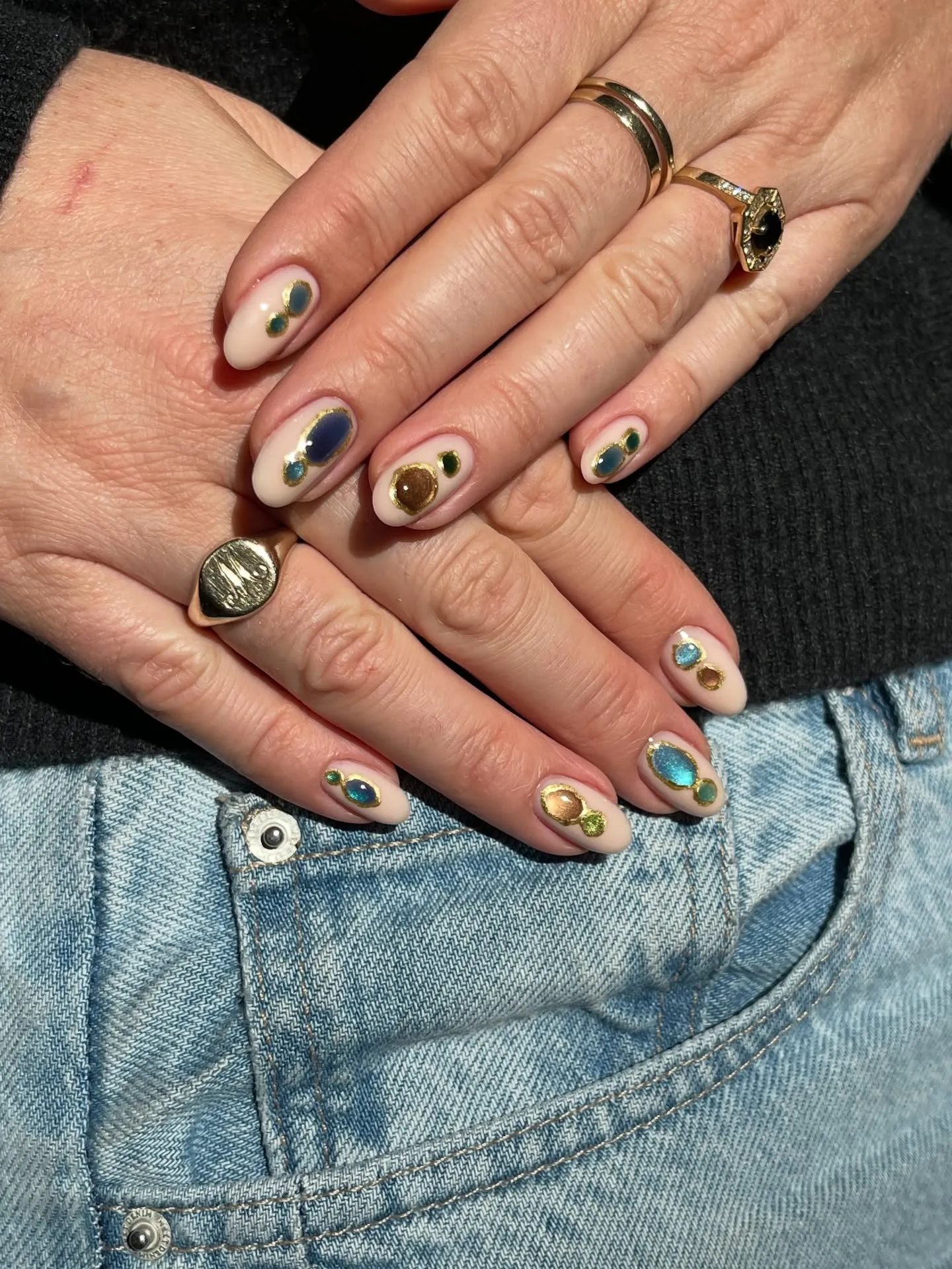 Glitter Nail Design 8 — ImagiNails Zürich