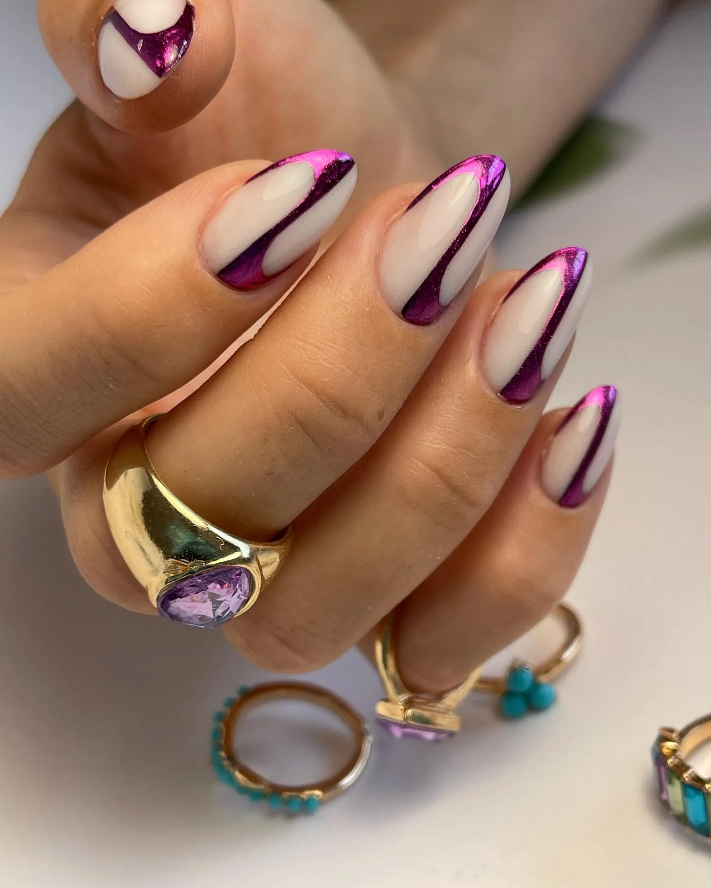 Glitter Nail Design 12 — ImagiNails Zürich