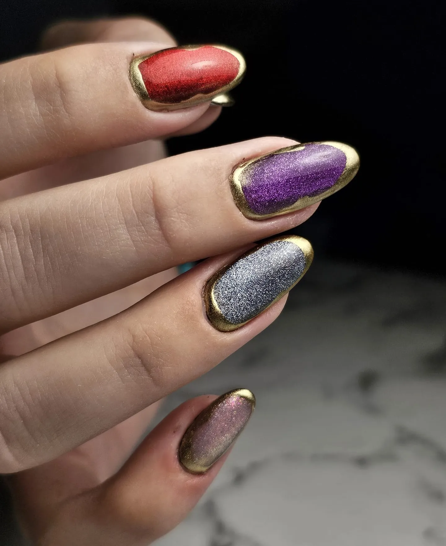 Dipping Powder Nail Design 1 — ImagiNails Zürich