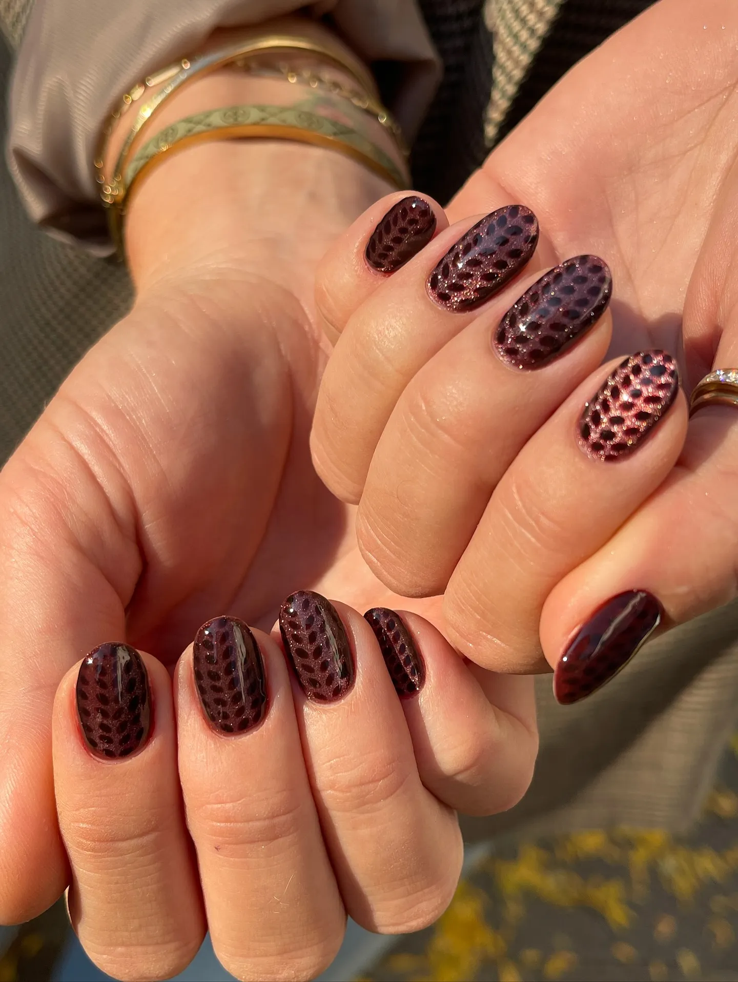 Dipping Powder Nail Design 6 — ImagiNails Zürich
